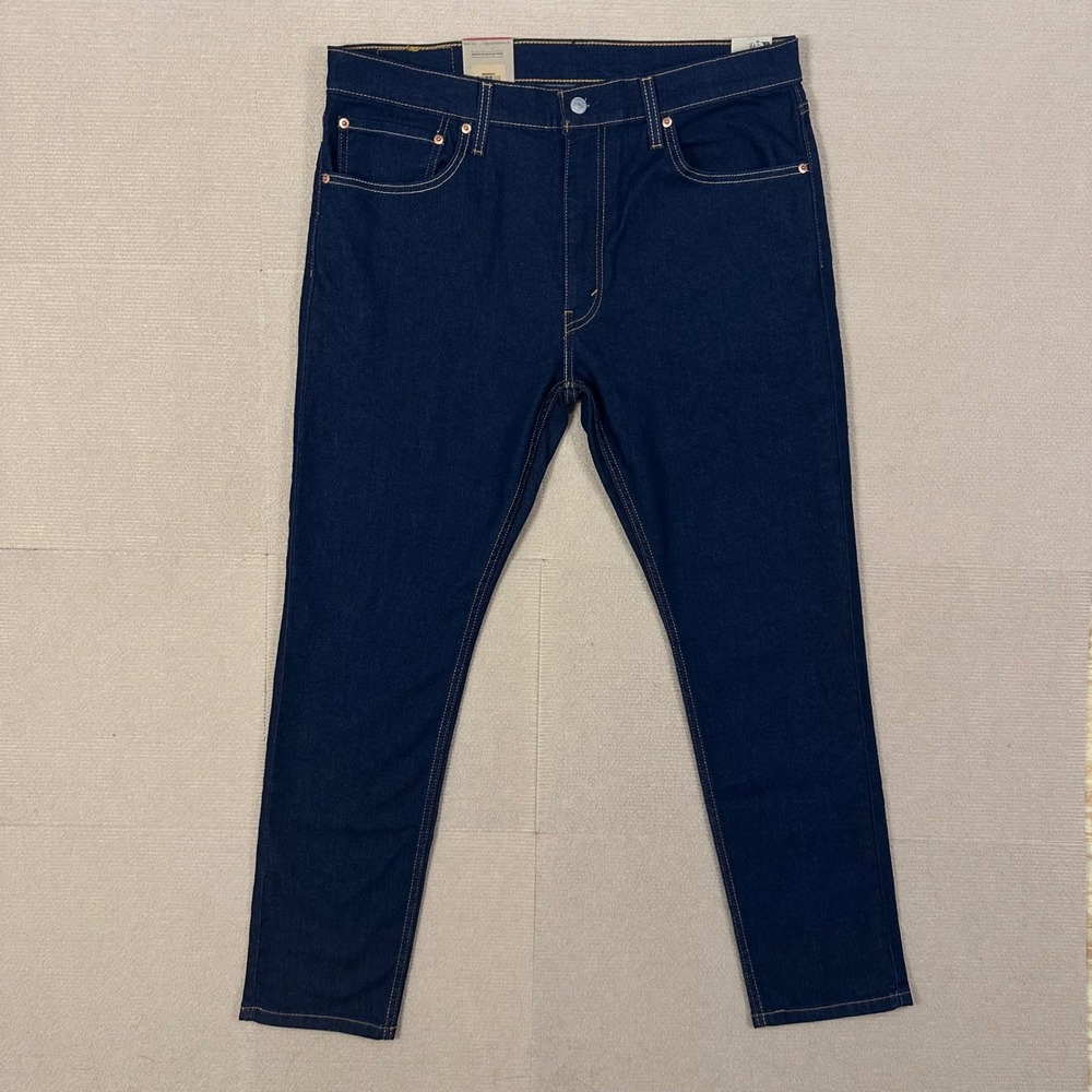 Levi's 512 Jeans NWT Mens 36x29 Slim Taper Dark Wash Stretch Denim (Tag 36x30)